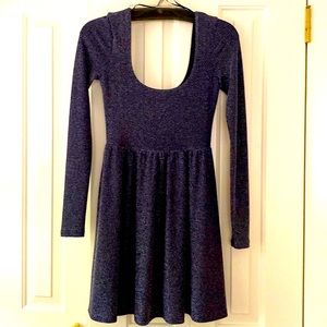 Beautiful Free People dress.Navy/silver. Like new condition